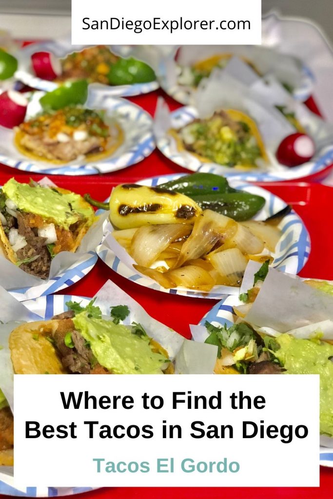 San Diego Tacos are delicious, but which San Diego taco shop has the best ones? One of our favorite San Diego taco restaurants is Tacos El Gordo, especially their Al Pastor Tacos and Carne Asada Tacos are the best Tacos in San Diego and some of the most authentic Mexican food! Whether you go there for San Diego Taco Tuesday or some other day. #SanDiegoExplorer #Tacos #SanDiego #MexicanFood #Tacoshops #MexicanTacos #Mexican #SanDiegofood #sandiegorestaurants #mexicanrestaurants #tacotuesday