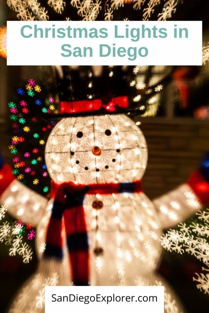 Best Places to see the Christmas lights San Diego and find a winter wonderland of shimmering lights, colorful decorations & stunning displays - San Diego Christmas - San Diego Holidays - San Diego in December - San Diego in Winter - San Diego with Kids - Kid-friendly things to do in San Diego - Things to do in San Diego - Winter in San Diego - San Diego Christmas Lights - San Diego Holiday Display - Winterwonderland San Diego