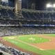 View of Baseball Diamond at Petco Park with Padres Playing the Mets - Friday night ball game - San Diego Petco Park Tickets
