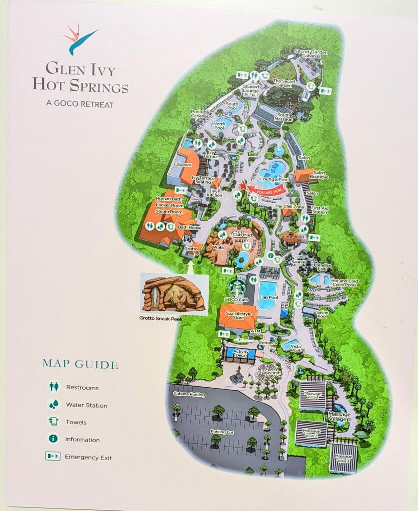 Glen Ivy Hot Springs Map