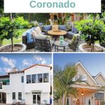 Collage of 3 Coronado Vacation Rental with text overlay: Vacation Rentals in Coronado - Are you looking for a Coronado vacation rental? We found the best deals & most stunning properties that will make booking super easy for you.