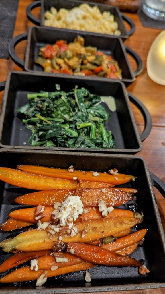 veggie Side dishes at Hard Rock Hotel Los Cabos restaurant