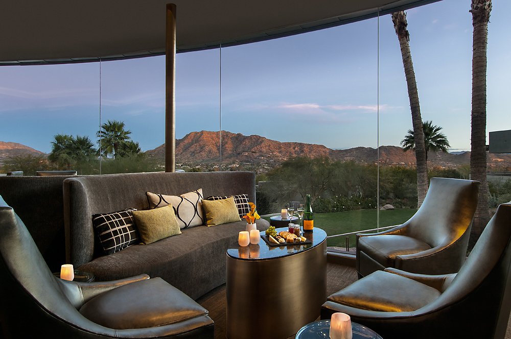 The view from jade bar at Sanctuary on Camelback Mountain Resort & Spa