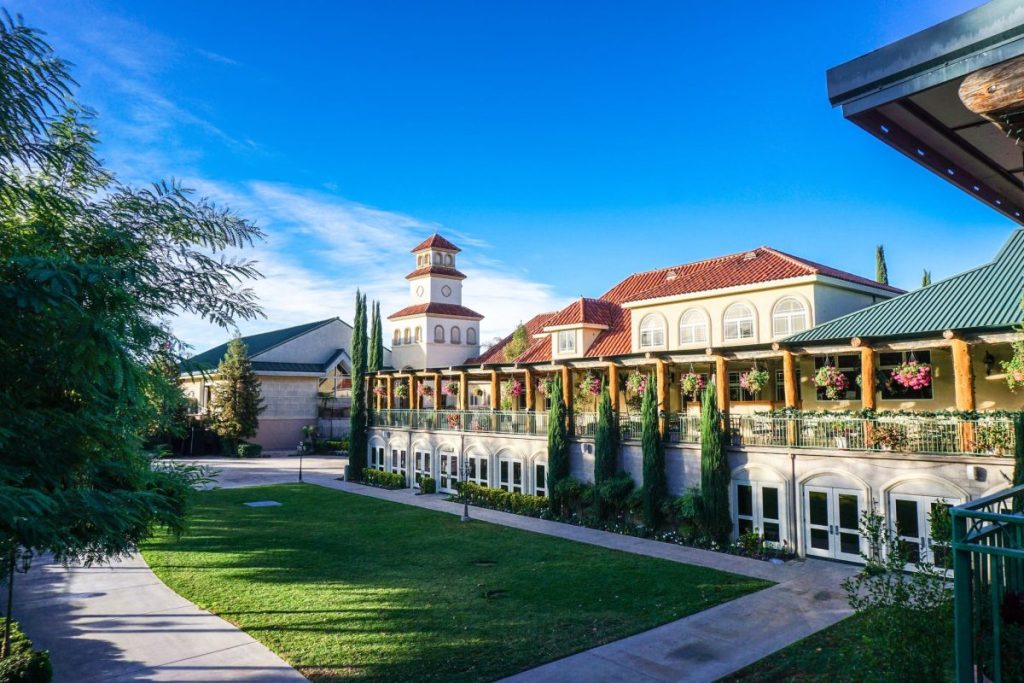 Outside view of South Coast Winery grounds