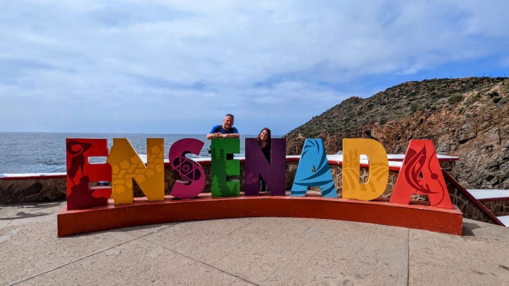 Colorful Ensenada sign