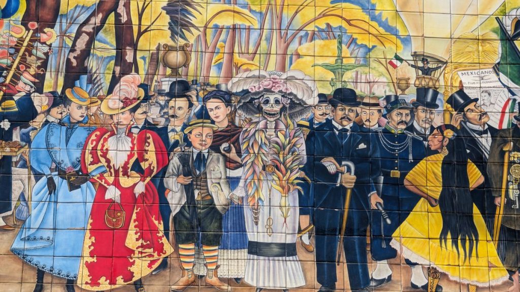 mural painted by Diego Rivera in Mexico City